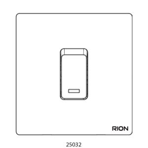 Bộ công tắc đơn 2 cực 32A 250V~ Màu trắng, Elegant, 2532A