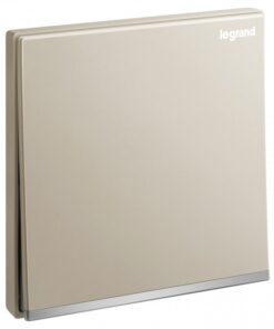 Bộ công tắc đơn 2 chiều 16AX 250V~, Màu vàng champagne, Galion, 282401-C2