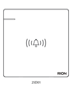 Bộ nút nhấn chuông 16A 250V~ Màu trắng, Elegant, 25D01