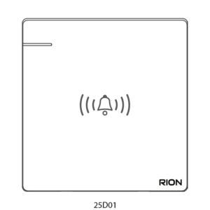 Bộ nút nhấn chuông 16A 250V~ Màu trắng, Elegant, 25D01