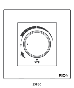 Bộ dimmer quạt ≤300W Màu trắng, Elegant, 25F30