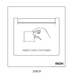 Bộ công tắc thẻ từ tần số cao 16A 220V~ 13.56MHz Màu trắng, Elegant, 25KCH