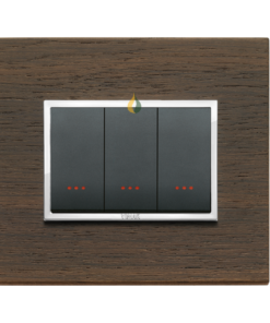 Bộ ba công tắc 1 chiều 16AX 250v~ Vimar EIKON EVO 21653.33