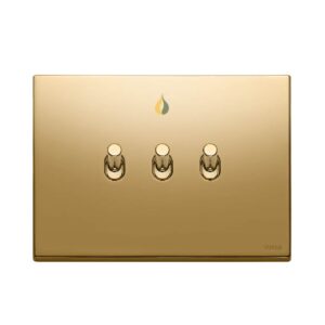 Bộ ba công tắc 1 chiều 16AX 250v~ Vimar EIKON VINTAGE 22673.3.82