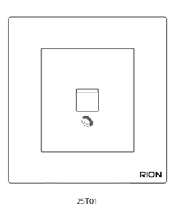 Bộ ổ cắm điện thoại RJ11 Màu trắng, Elegant, 25TEL