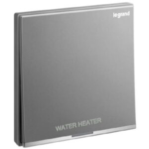 Bộ công tắc đơn 2 cực 20AX 250V~, Màu xám ánh kim, Galion, 282408-C3