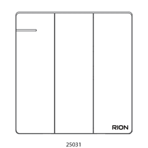 Bộ công tắc ba 1 chiều 16AX 250V~ Màu trắng, Elegant, 25031