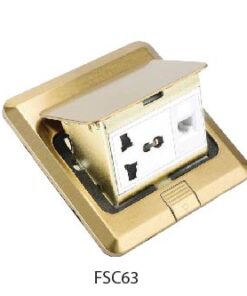 Bộ âm sàn ổ cắm đa năng + mạng, FSC63